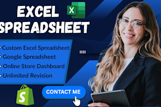 design excel dashboard online store google spreadsheets shopify sales tracking