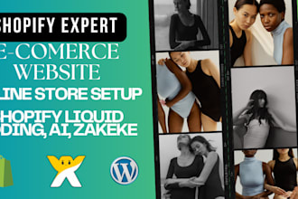 shopify liquid shopify online shop website redesign zakeke ai integration theme