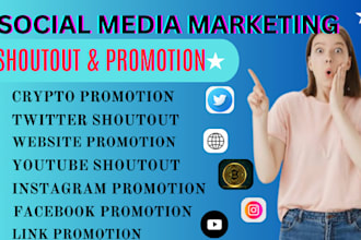promote crypto link twitter sharing shoutout to 80m usa uk audience ig website