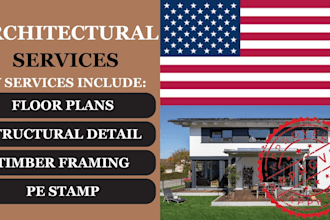 floor plan structural detail timber framing new jersey illinois pe stamp