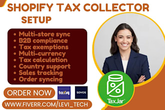 shopify tax collector taxjar xero quaderno avalara sovos taxcloud taxify taxdoo