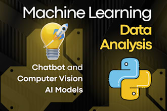 help in machine learning, ai, data analysis, and chatbot models