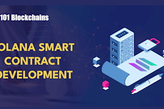 develop solana smart contract solidity token smart contract bep20 trc20 solana