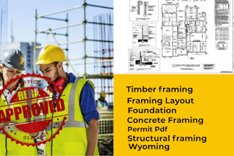 wyoming structural framing layout timber framing permit PDF concrete foundation