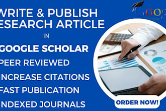 write and publish article in google scholar and peer reviewed indexed journal