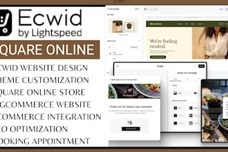 setup ecwid store design ecwid ecommerce website bigcommerce store squareonline