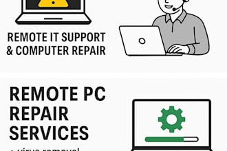 remotely fix your computer and provide expert IT support
