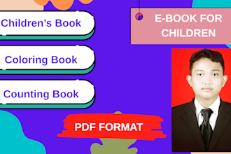 design custom worksheets and activity book for children