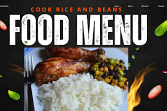 cook, rice and beans, for your event