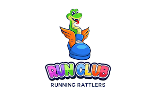design rattlesnake running club logo