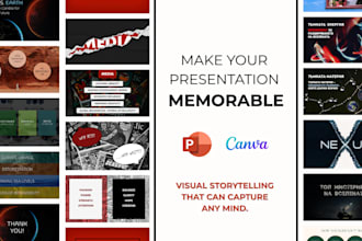 design or redesign an engaging, high impact, professional presentation