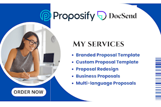 design proposify, pandadoc, docusign, proposal template design