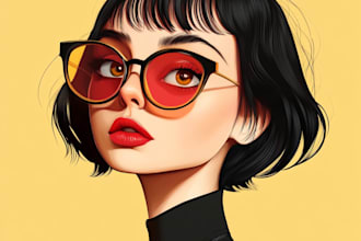 do a vector portrait for you
