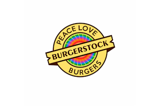 design burger stock hip food logo
