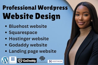 wordpress website design hostinger godaddy hostigator bluehost namecheap