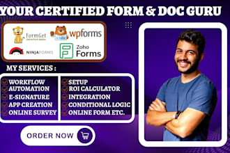 create paperform formget ninja forms online survey wpforms zoho form integration