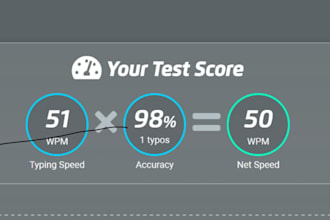 be your fast virtual typist for any typing work