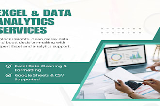 excel data cleaning, formatting, merging, and deduplication services