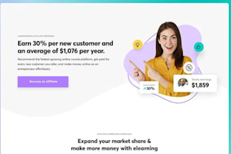 learnwords website design and course setup, thinkific, easy online learning