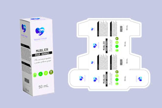creat dieline , diecut and box packaging design