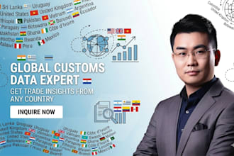 deliver customized import export shipment data by country or hs code