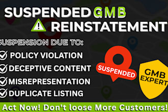 reinstate google my business suspended listing gmb reinstate gmb suspension
