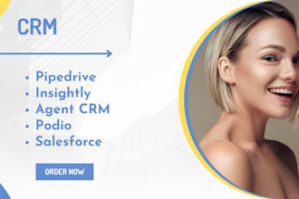 setup pipedrive, insightly, agent crm, podio, globiflow, salesforce zoho zap