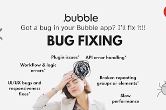 debug, fix bugs, and optimize your bubble io app