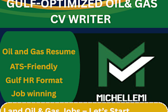 craft a professional resume cover letter CV for oil and gas roles