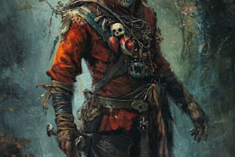 illustrate your own fantasy, science fiction, or horror story