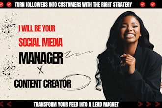 be your social media manager social media marketing manager, schedule post
