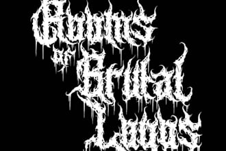 create a death metal logo for your band
