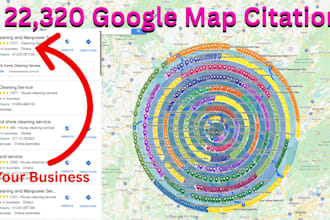 do 22320 google maps citations for gmb ranking and local SEO