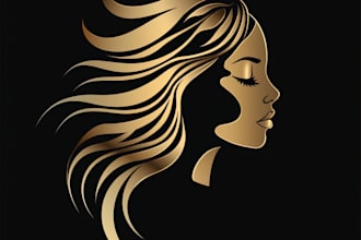luxury fashion, beauty, boutique, or clothing brand logo