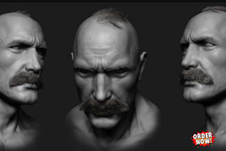 create 3d sculpture ,models for your miniature anime, character and game design