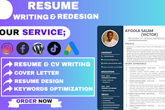 write professional resume cover letter resume optimize linkedin