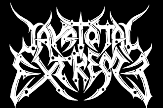 design style technical death metal logo,progressive