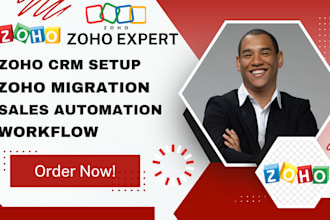 set up zoho CRM, books, creator, and mail with custom integration