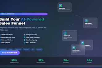 gohighlevel vapi ai lindy ai agent 11labs salesforce clickfunnels make com n8n