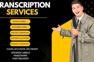 transcribe your podcast audio to text with high accuracy and formatting