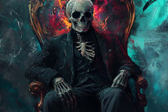 create any kind of dark fantasy scary horror character
