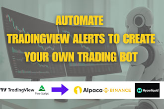 automate your tradingview alert to create a trading bot