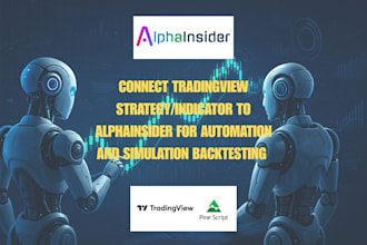 connect your tradingview code to alphainsider for automation and backtesting