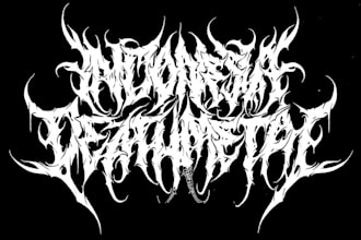 make custom brutal death metal, deathcore logo for your band