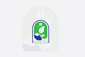 do professional green home logo design in 24 hours