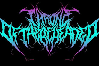 design high quality death metal, slam, and brutal logo for you