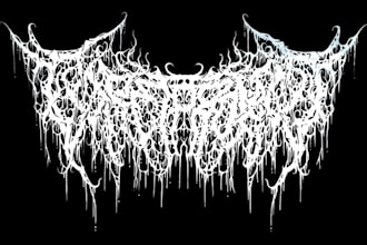 draw death thrash black heavy metal logo or album art