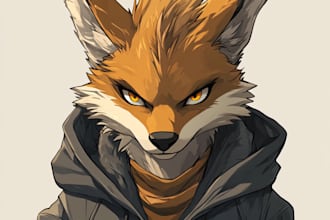 draw furry or scalie art of your character