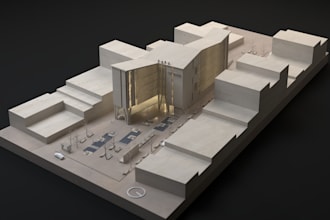 make a physical rendering of your architectural project