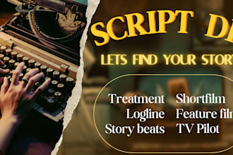 help you develop your screenplay or TV pilot